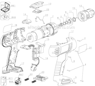 Part Location Diagram of 5100797-02 DeWALT Nameplate